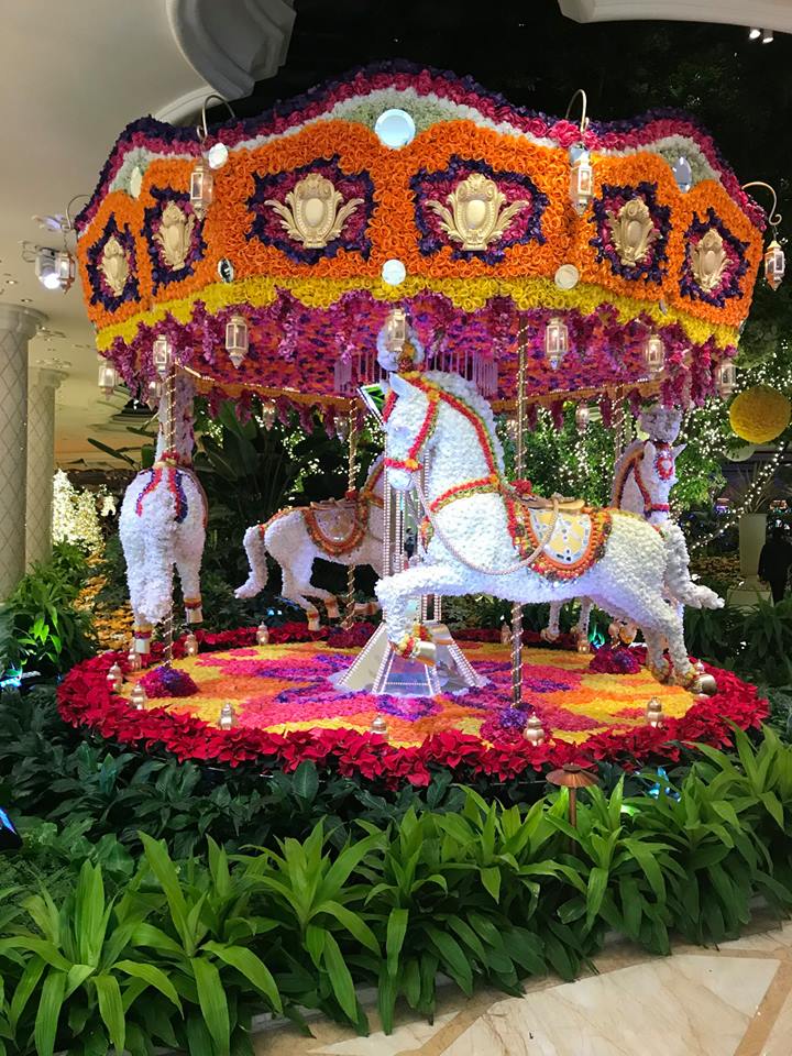 Photograph of horse carousel