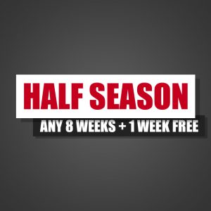 pick any weeks half season package